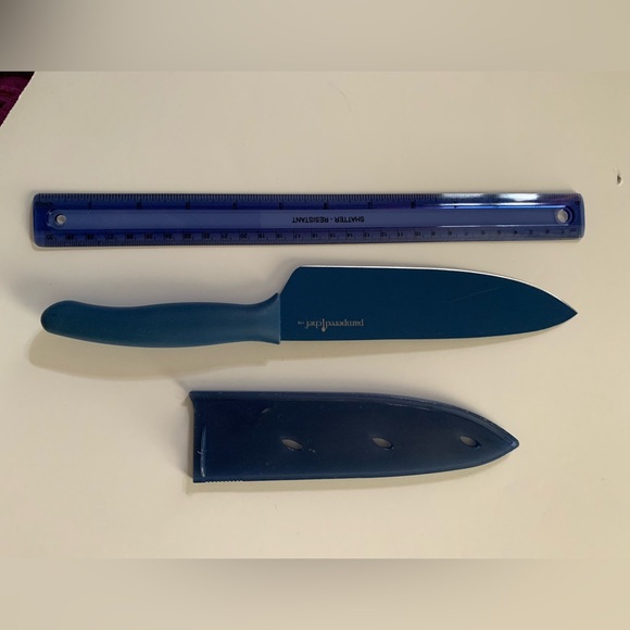 Pampered Chef Kitchen Pampered Chef Coated Chefs Knife Poshmark